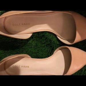 Cole Haan Shoes - Cole Haan Nude Beige pointed toe leather flats Cole Haan Shoes - Cole Haan Nude Beige pointed toe leather flats